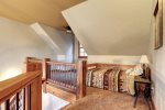 Upstairs loft with twin bed